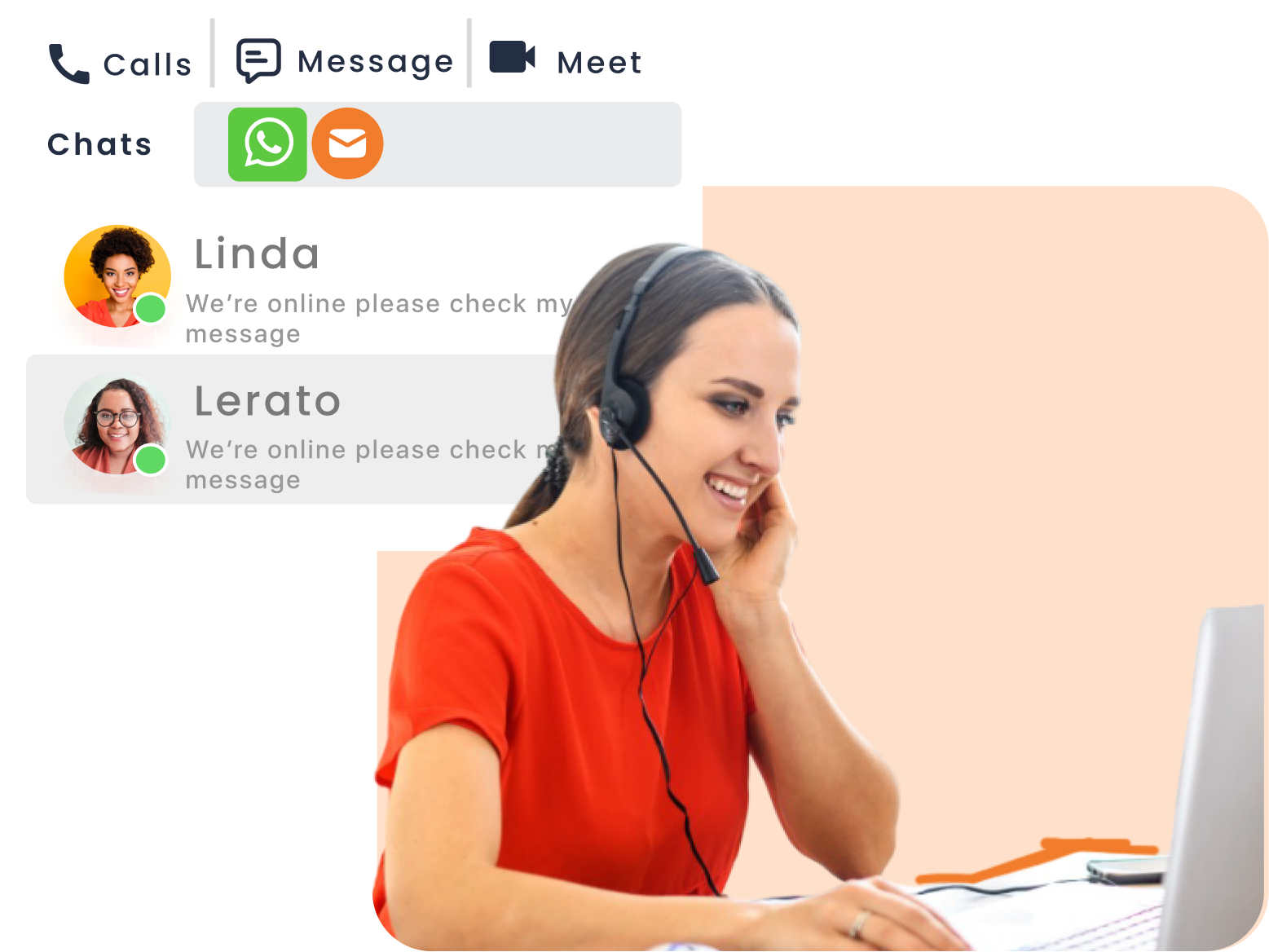 Women using NxaTel Cloud Phone System