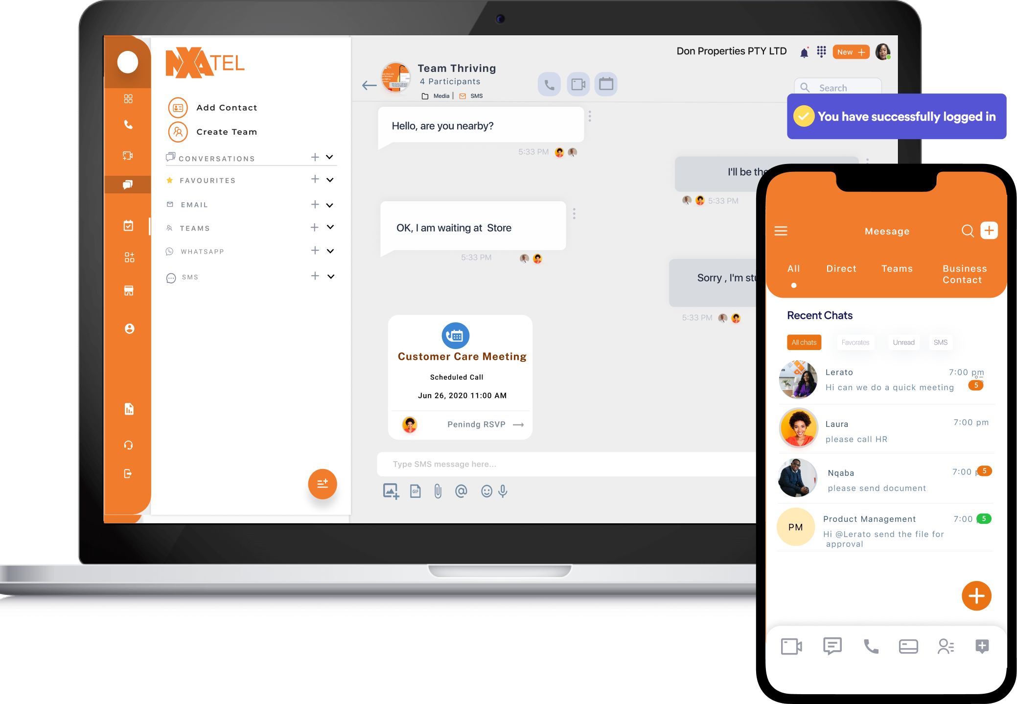 message product visual